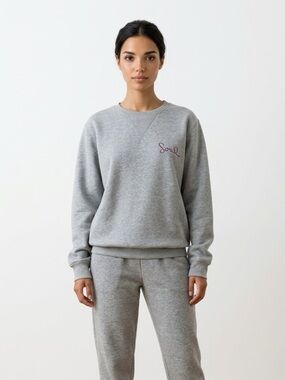 Triple Five Soul Grey Crewneck Womens Sweater | Medium | Like New | Casual